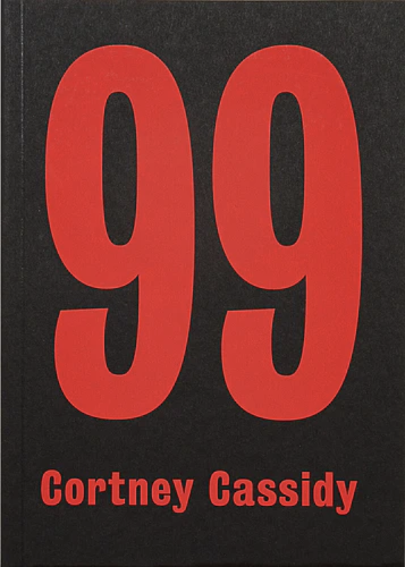 black book cover with title 99 printed in bold red ink